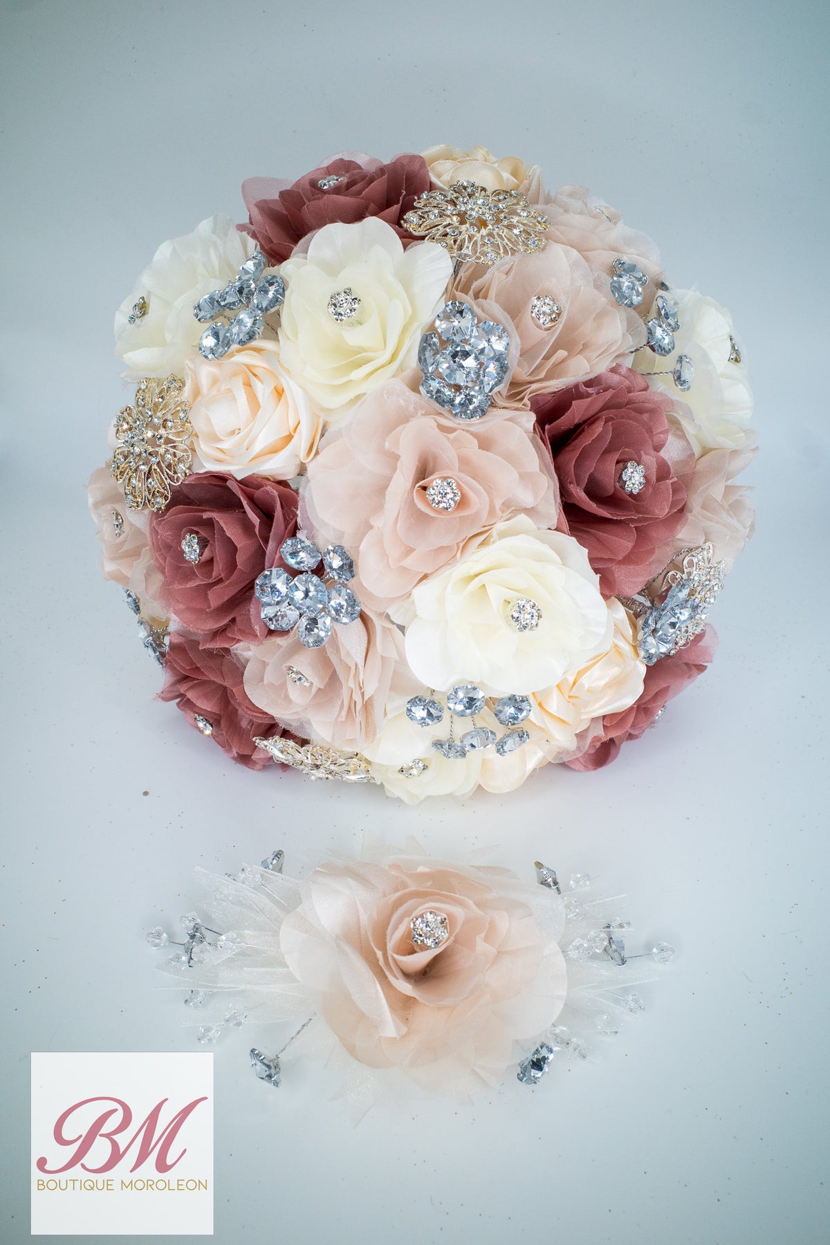 Quinceañera Ramo Assorted Blush
