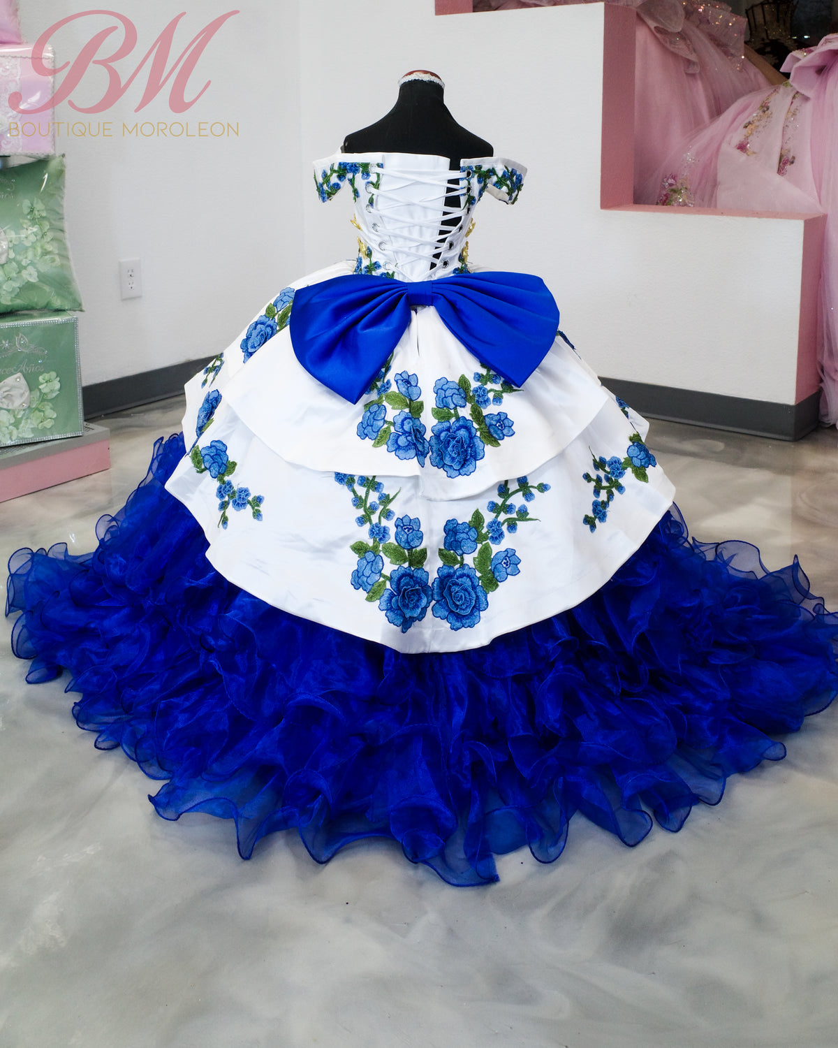 Mini Quince Charro Ivory- Royal