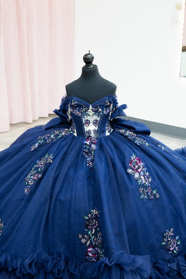 Midnight Garden Mini Quinceañera Gown — alternate view