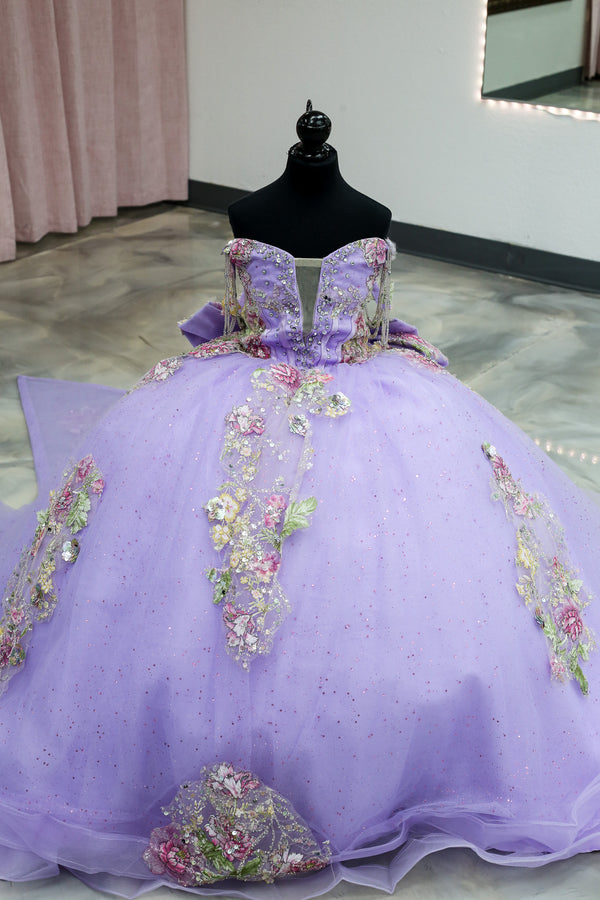 Enchanted Garden Mini Quinceañera Gown — alternate view
