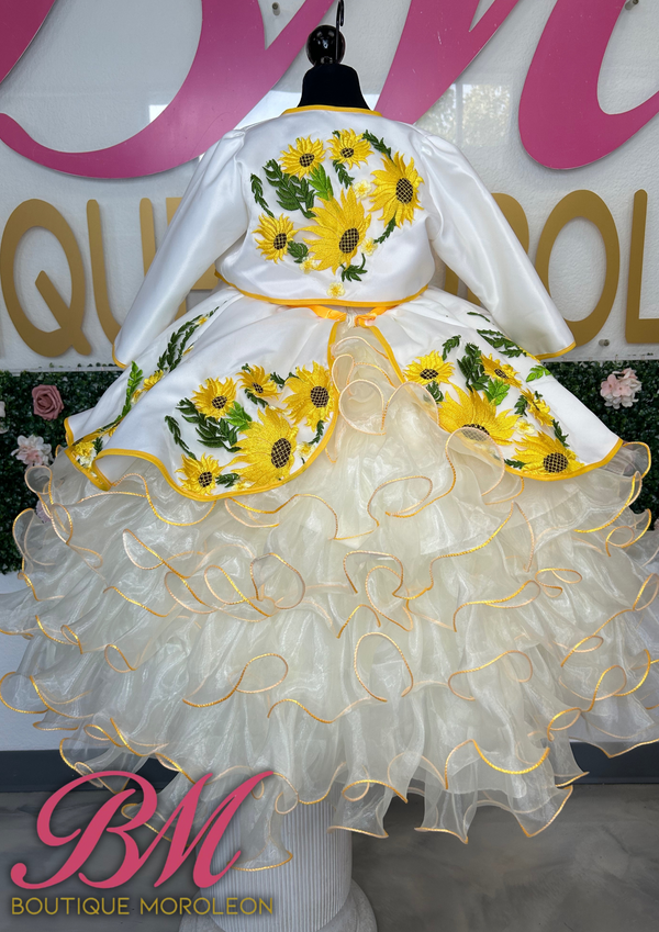 Mini Quince Dress Sunflower — alternate view