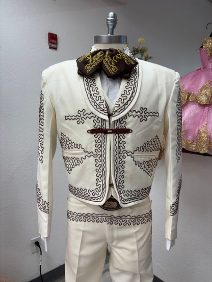Traje Charro Marfil Economico