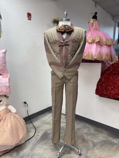Traje Charro Cafecito Economico