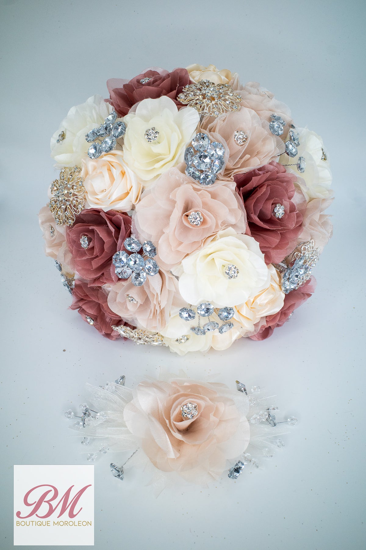 Quinceañera Ramo Assorted Blush