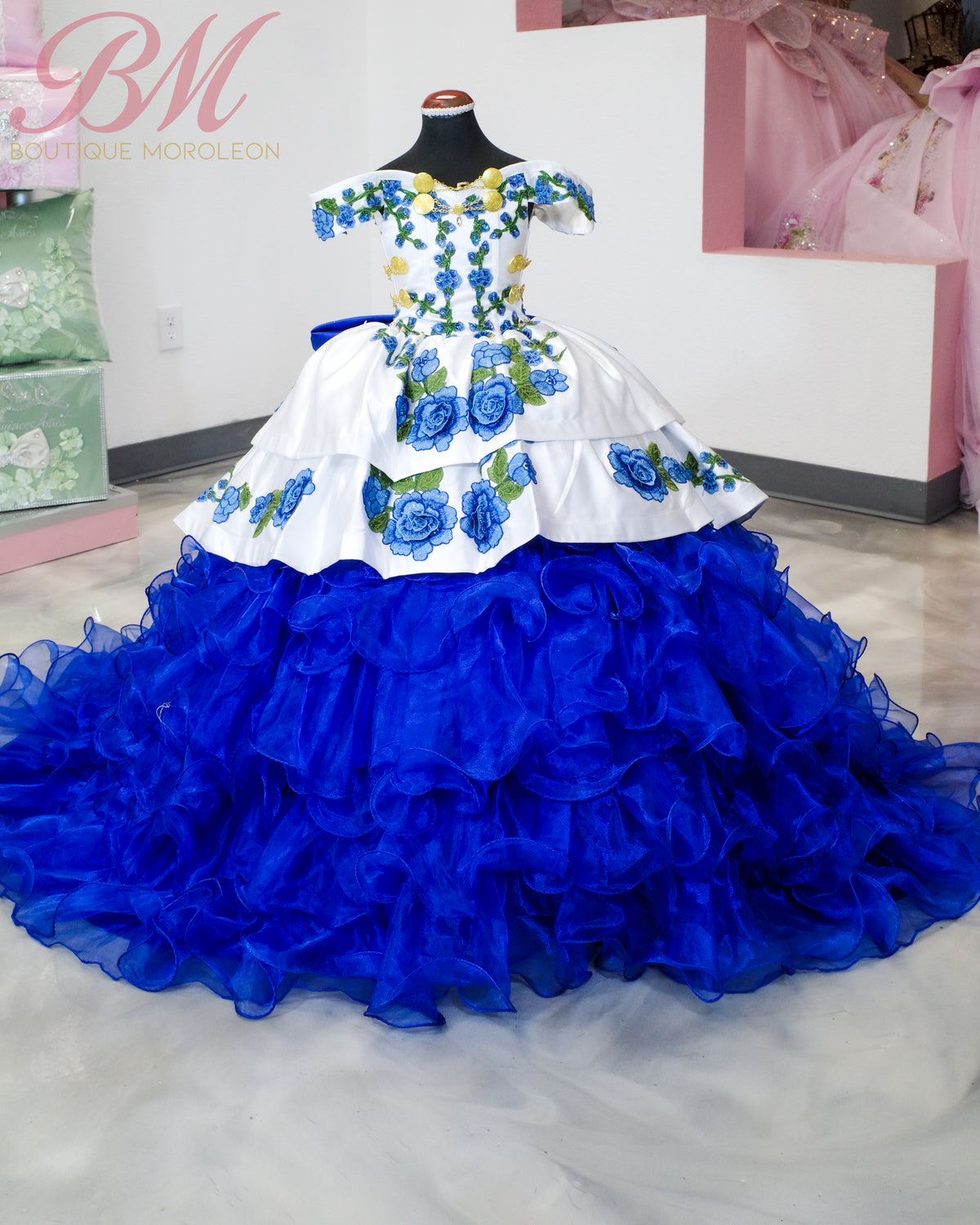 Mini Quince Charro Ivory- Royal